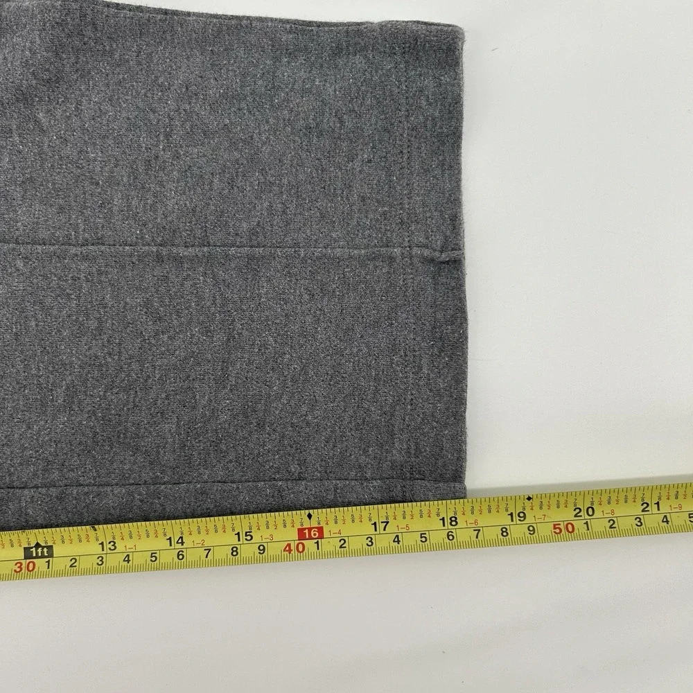 Croft & Barrow Womens M Capri‎ Sweatpants Gray Drawstring Stretch Pockets Travel